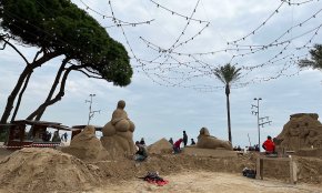 Ja es pot gaudir del Pessebre de Sorra de la platja de la Pineda de Vila-seca 
