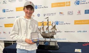El regatista Joan Domingo, tercer al 71è Trofeu Ciutat de Palma de la classe Optimist