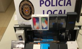 La Policia Local deté l'autor d'un robatori de telèfons mòbils en un control urbà