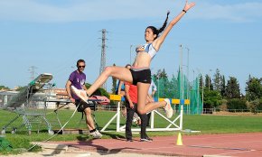L'atleta Nuria Caballero queda quarta en salt de llargada al campionat d'Espanya sub18