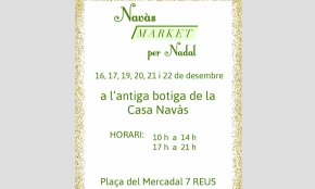 El Navàs Market per Nadal, del 16 al 22 de desembre, comptarà amb presència d'artistes cambrilenques