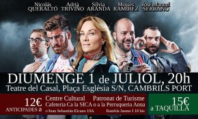 Comèdia de misteri «Misteris entrellaçats», aquest diumenge, al Teatre del Casal Parroquial