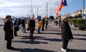 Nova concentració silenciosa de les Àvies i Avis per la Independència al Port amb la mirada posada en el seu cinquè aniversari