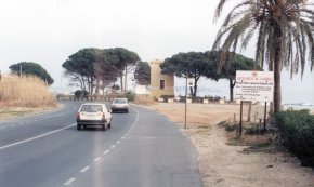 Aspecte de la zona del Cavet i la Torre del Telègraf / Gener 1991