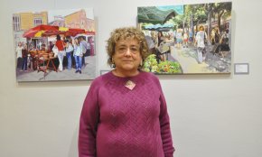 La reusenca Montserrat Massó presenta l'exposició de pintura «Mercats d'arreu» a la Sala Àmbits