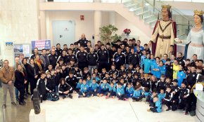  L'Ajuntament ofereix una recepció al Club Futbol Sala Mediterrani Cambrils      
