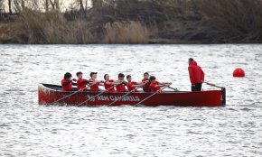 Cinc equips del Club Rem Cambrils disputen la segona regata de la Lliga Catalana de Llaüt Mediterrani a Deltebre
