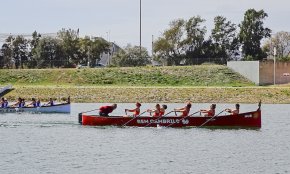 Cinc tripulacions del Club Rem Cambrils disputen la tercera regata de la Lliga Catalana de Llaüt Mediterrani