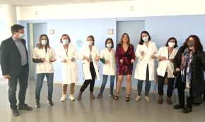 «Ars et Corpus» porta la música en directe a la sala d'espera de l'Hospital Lleuger Antoni de Gimbernat   