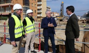 Les obres d'arranjament del barranc de Barenys de Salou avancen a bon ritme i es preveu que finalitzin a finals de 2024