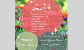 L'Escola Municipal de Música celebrarà, demà dijous, la Festa de la Primavera  