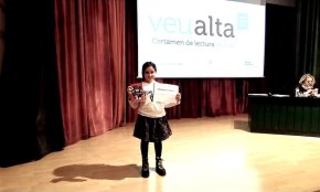 Mariona Escrivà del col·legi Cardenal Vidal i Barraquer competirà a la final territorial del Concurs Lectura en Veu Alta
