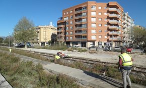 Es comencen a retirar les vies del tren a Salou