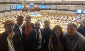 Juan Carlos Romera, alcaldable de Ciutadans, visita Brussel·les