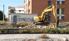 Comencen les obres a l'espai de l'antiga estació de tren per connectar els barris de l'Eixample i d'Horta de Santa Maria