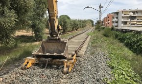 Primers trams amb l'antiga via desmantellada al terme municipal cambrilenc