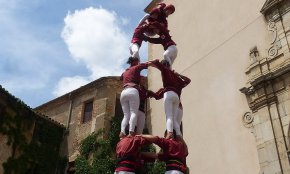 Els Xiquets de Cambrils recuperen sensacions a la diada de Porrera