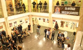 El Cagarrieres inauguren l'exposició del 20è aniversari de la colla