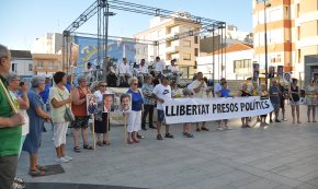 L'ANC recorda els 9 mesos de presó dels Jordis i de la resta de presos polítics 