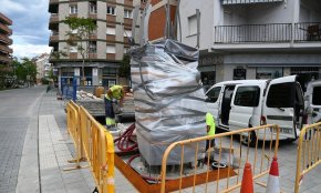 Aquest vespre s'inaugura l'escultura dedicada a la posidònia de la plaça d'Aragó, obra de David Callau
