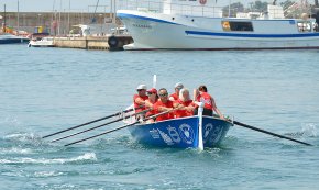 Rem Cambrils participa a l'exhibició de rem en modalitat muletes a l'Ametlla de Mar