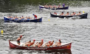 Dues noves terceres posicions del Club Rem Cambrils a la segona regata de la Lliga Catalana de Llagut