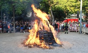 La Flama del Canigó encèn el foc de la festa i la reivindicació (Conté galeria fotogràfica)