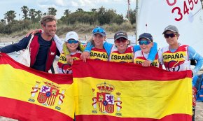 Joan Domingo, subcampió del món d'Optimist per equips amb Espanya