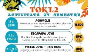 Tok’l2 presenta les sortides del segon semestre per al col·lectiu jove de l’Hospitalet de l’Infant