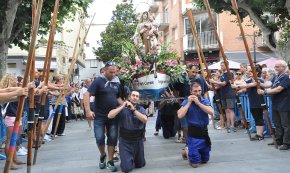 El Port viu la processó de la Mare de Déu del Carme