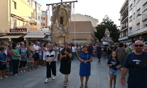 Multitudinària processó de la Mare de Déu del Carme (Conté galeria fotogràfica)