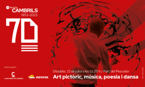 David Callau pintarà avui en directe la portada del 70è aniversari de Revista Cambrils