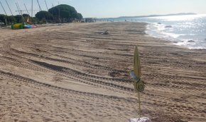 L’Ajuntament endreça la platja de l’Esquirol