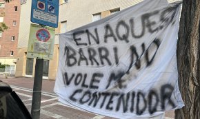 El PP es desmarca de la instal·lació de contenidors al carrer Hug de Montcada