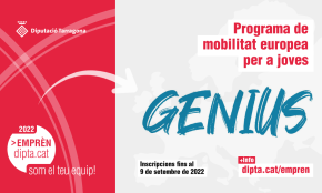 Últims dies per a inscriure’s al programa Genius de la Diputació de Tarragona, d’estades professionals per a joves a l’estranger