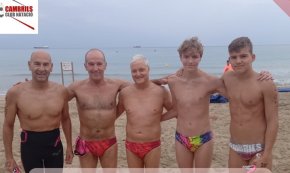 Cinc nedadors del Cambrils Club Natació participen en la 8a Travessia de les 6 platges de Tarragona