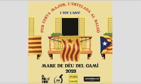 Les entitats independentistes cambrilenques fan una crida a penjar l'estelada al balcó per la Festa Major
