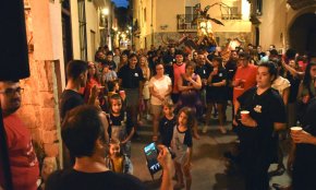 Els Diables Cagarrieres presenten la cançó de la Pujada de la Galera