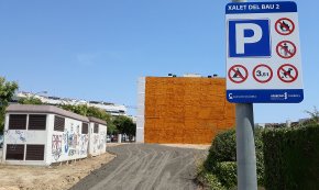 S'obre el nou aparcament gratuït Xalet d'en Bau 2