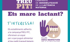 Vandellòs i l'Hospitalet de l'Infant posa en marxa una campanya pro lactància materna sota el lema «Treu pit!»