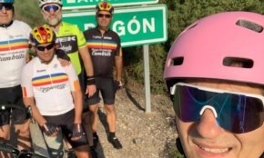 El grup els Manolos de la Penya Cicloturista Cambrils pedala per la Terra Alta i el Matarranya