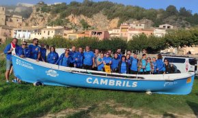 Els Vent d'Estrop Vogadors participen a la mítica baixada de l'Ebre