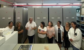 Els alumnes del Certificat d'Enregistrament i tractament de dades visiten l'Arxiu de Cambrils