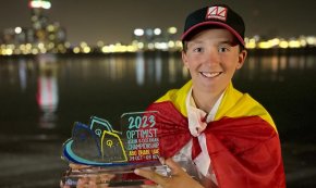 Joan Domingo, del Club Nàutic Cambrils, subcampió de l'Optimist Asian and Oceanian Championship
