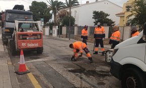 L'Ajuntament comença la campanya de reparació de calçades