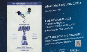 Fàtima Llambrich protagonitzarà un col·loqui sobre la pel·lícula 'Anatomia de una caída' al Rambla de l'Art