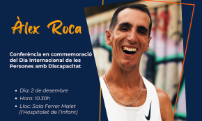 Àlex Roca oferirà una conferència a la Sala Ferrer Malet de l'Hospitalet de l'Infant