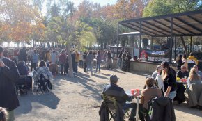 Els Diables Cagarrieres donen per acabat el 20è aniversari amb un vermut al Parc del Pescador