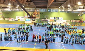 El CFS Mediterrani presenta els seus equips i se suma a la moda de demanar el nou pavelló (GALERIA)