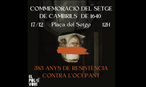 L'historiador i membre de Revista Cambrils Jordi Moreno, convidat a l'acte de commemoració del Setge organitzat pel Polvorí